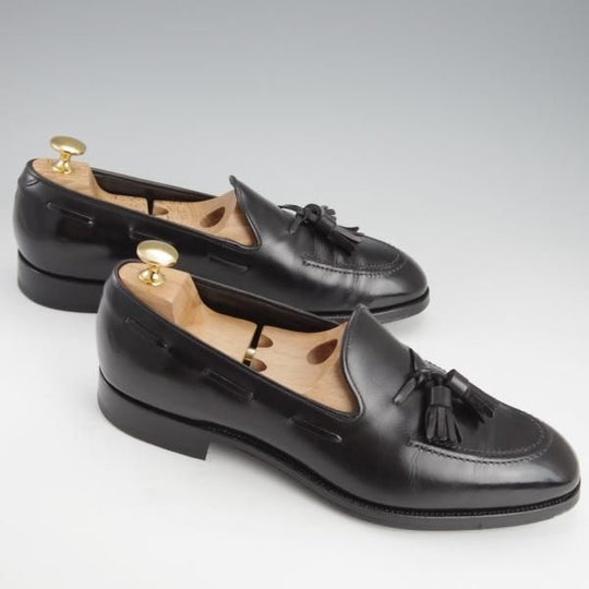 ★Oriental/オリエンタル SIZE 7【現行定価￥52,800-★PHILIP/フィリップ】タッセルローファー/カーフ/黒/メンズ★i561