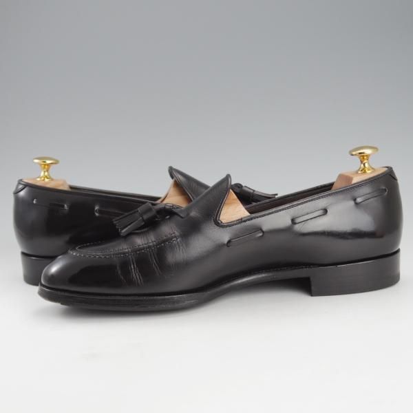 ★Oriental/オリエンタル SIZE 7【現行定価￥52,800-★PHILIP/フィリップ】タッセルローファー/カーフ/黒/メンズ★i561