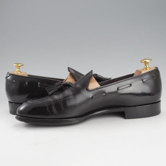 ★Oriental/オリエンタル SIZE 7【現行定価￥52,800-★PHILIP/フィリップ】タッセルローファー/カーフ/黒/メンズ★i561