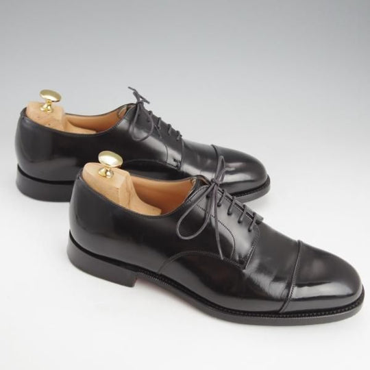 極美品★チャーチ 65G/UK6.5【定価￥160,600-★外羽根版コンサル/173ラスト/CARTMEL】/ストレートチップ/黒/Church's★i563