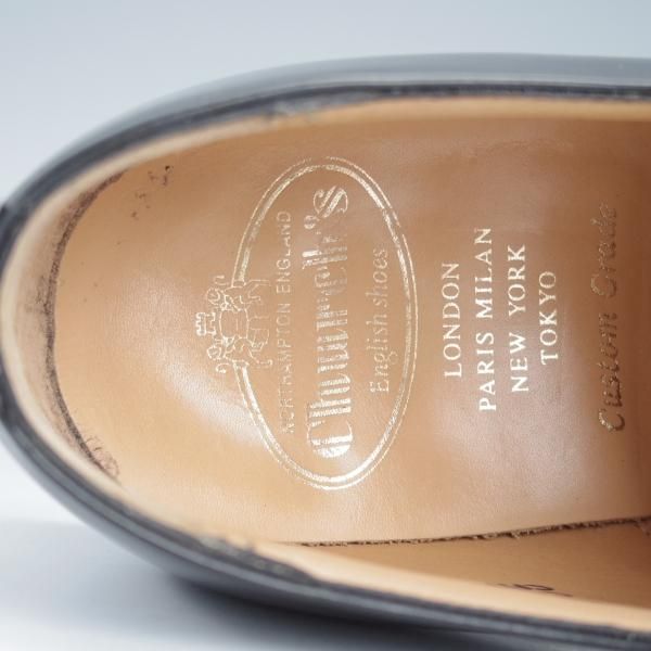 極美品★チャーチ 65G/UK6.5【定価￥160,600-★外羽根版コンサル/173ラスト/CARTMEL】/ストレートチップ/黒/Church's★i563