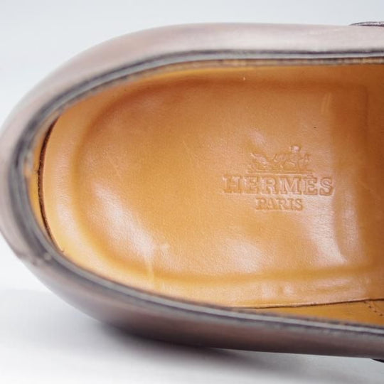 ★ジョンロブ SIZE 41【貴重★エルメス別注/HERMES/ミュージアムカーフ】JOHN/H103ラスト/灰茶/JOHN LOBB★i565