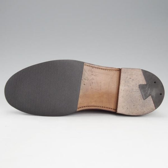 極上★オールデン 7D【貴重★ウイスキーコードバン×アルパインカーフ/(米)LEFFOT別注】バリーラスト/89921/茶×黒/サドル/Alden★i566