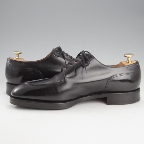 極上★ジョンロブ 8.5D【名作★CHAMBORD/スキンステッチ仕様/8695ラスト】シャンボード/Uチップ/カーフ/黒/メンズ/JOHN LOBB★i568