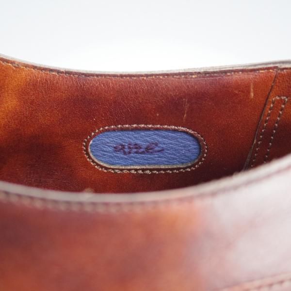 ★(英)アンソニー・クレバリー 9.5E【定価20万円以上★CAINE/ダブルモンク】カーフ/茶/メンズ/ANTHONY CLEVERLEY★i573