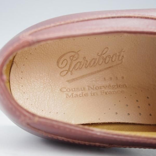 未使用★パラブーツ SIZE 5.5【現行定価￥71,500-★アヴィニョン/AVIGNON】グリフソール/リスレザー/Uチップ/マロン/茶/Paraboot★i574