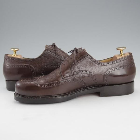 極上★(東欧)VASS/ヴァーシュ SIZE 41【定価￥132,000-★Budapest/ブダペスト】BPラスト/フルブローグ/濃茶/メンズ★i576