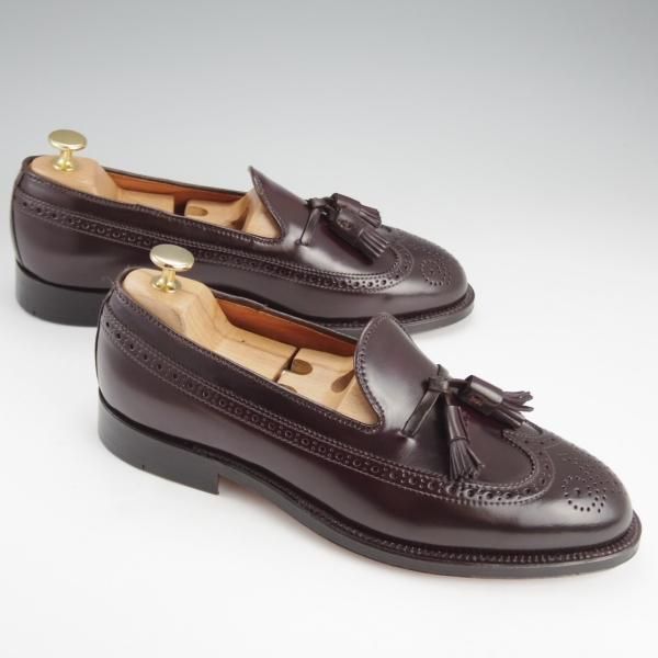 レア　美品 alden オールデン アローズ　別注 タッセルローファー US8D ALDEN Alden × UNITED ARROWS オールデン US8D 26cm タッセル
