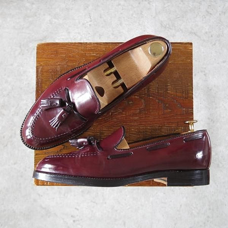 極上★オールデン 7.5D【定価￥169,400-★コードバン仕様/563】アバディーンラスト/タッセルローファー/#8/赤茶/メンズ/Alden★i579