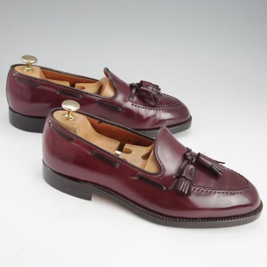 極上★オールデン 7.5D【定価￥169,400-★コードバン仕様/563】アバディーンラスト/タッセルローファー/#8/赤茶/メンズ/Alden★i579