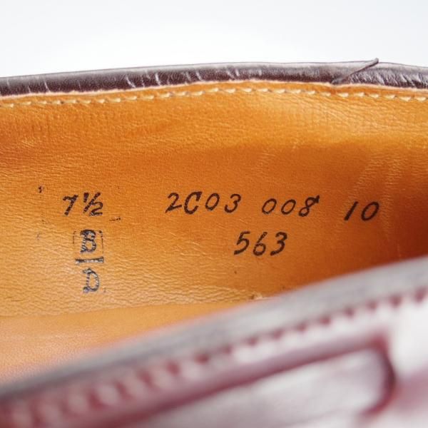 極上★オールデン 7.5D【定価￥169,400-★コードバン仕様/563】アバディーンラスト/タッセルローファー/#8/赤茶/メンズ/Alden★i579