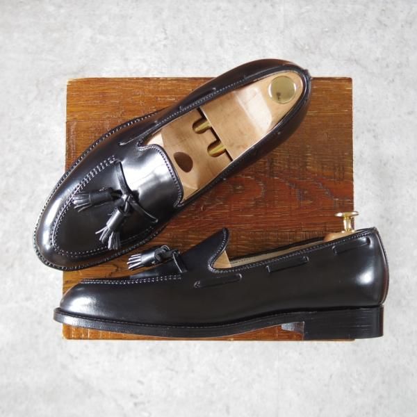 未使用★オールデン 8D【定価￥169,400-★コードバン仕様/タッセルローファー】BEAMS別注/664/アバディーンラスト/黒/メンズ/Alden★i580
