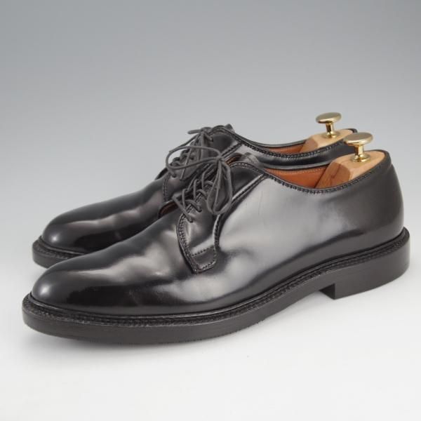 極上★オールデン 8D【定価￥171,600-★コードバン仕様/9901】バリーラスト/プレーントゥ/黒/メンズ/Alden★i581