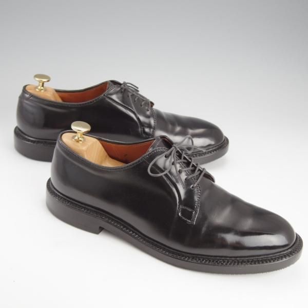 極上★オールデン 8D【定価￥171,600-★コードバン仕様/9901】バリーラスト/プレーントゥ/黒/メンズ/Alden★i581