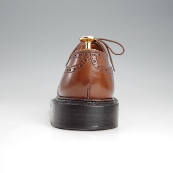 美品★J.M.ウェストン 6.5E【現行定価￥236,500-★590/トリプルソールダービー】22ラスト/フルブローグ/茶/Weston/ウエストン★i583
