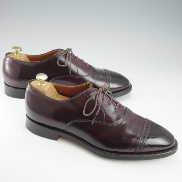 極上★オールデン 8.5E【貴重★コードバン/ブルックスブラザーズ別注】15150/パンチドキャップトゥ/赤茶/BROOKS BROTHERS/Alden★i585