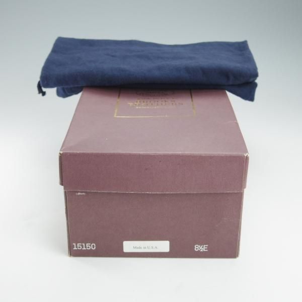 極上★オールデン 8.5E【貴重★コードバン/ブルックスブラザーズ別注】15150/パンチドキャップトゥ/赤茶/BROOKS BROTHERS/Alden★i585