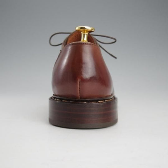 未使用★ジョンロブ SIZE 7.5【極貴重★フランス製(80's〜90's)/PARISロゴ時代の製品/Uチップ】カーフ/茶/メンズ/JOHN LOBB★i586