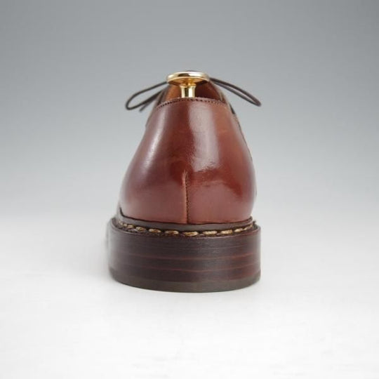 未使用★ジョンロブ SIZE 7.5【極貴重★フランス製(80's〜90's)/PARISロゴ時代の製品/Uチップ】カーフ/茶/メンズ/JOHN LOBB★i586