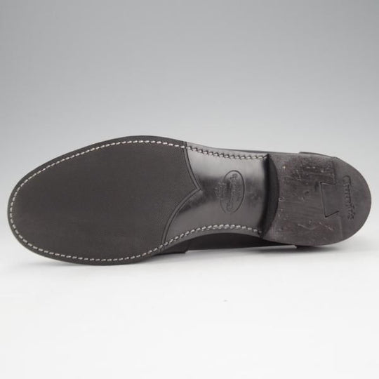 極美品★チャーチ(レディース) SIZE 36.5【★SALLY R/サリー】コインローファー/ポリッシュドバインダーカーフ/黒/Church's★i588