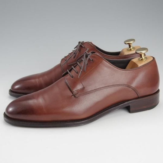 ★シェットランドフォックス SIZE 6【定価￥52,800-★ブラッドフォード/076F】プレーントゥ/カーフ/茶/メンズ/SHETLAND FOX★i589