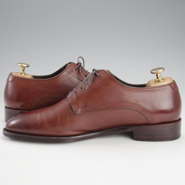 ★シェットランドフォックス SIZE 6【定価￥52,800-★ブラッドフォード/076F】プレーントゥ/カーフ/茶/メンズ/SHETLAND FOX★i589