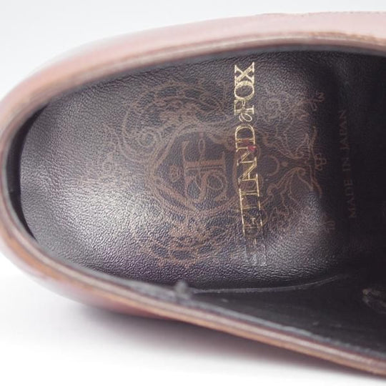 ★シェットランドフォックス SIZE 6【定価￥52,800-★ブラッドフォード/076F】プレーントゥ/カーフ/茶/メンズ/SHETLAND FOX★i589