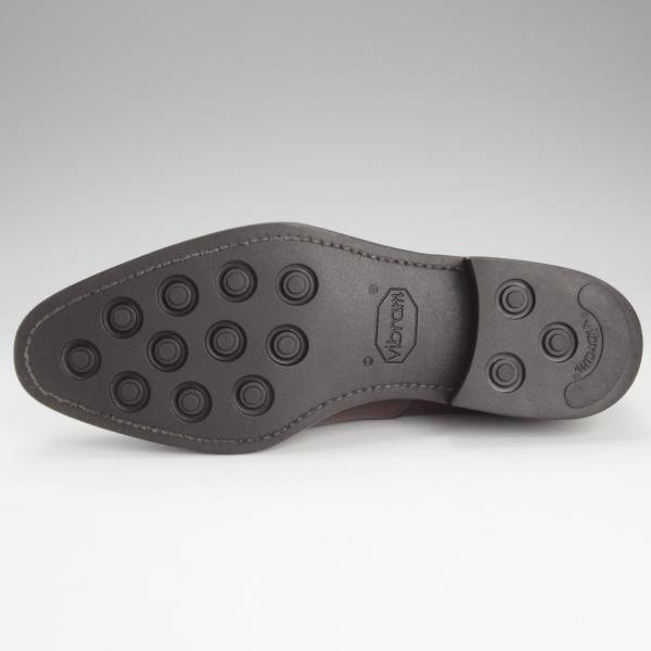 極美品★Perfett/ペルフェット SIZE 5.5【★ワールドフットウェアギャラリー別注/World Footwear Gallery】パンチドキャップトゥ/濃茶★i590