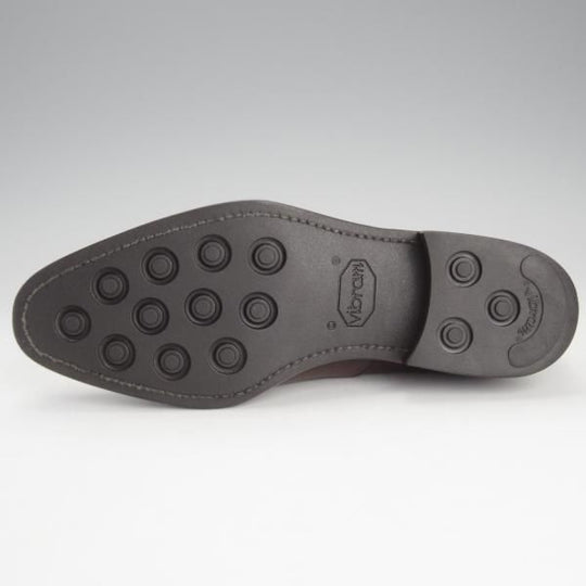 極美品★Perfett/ペルフェット SIZE 5.5【★ワールドフットウェアギャラリー別注/World Footwear Gallery】パンチドキャップトゥ/濃茶★i590