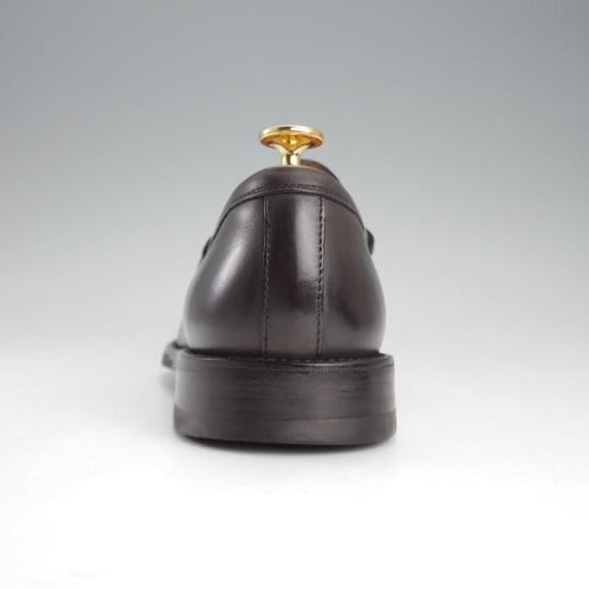 極美品★チャーチ 70F/UK7【★コインローファー/COSENZA】カーフ/黒/メンズ/Church's★i591