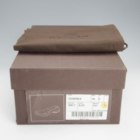 極美品★チャーチ 70F/UK7【★コインローファー/COSENZA】カーフ/黒/メンズ/Church's★i591