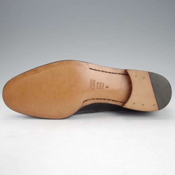 未使用★(伊)タニノクリスチー SIZE 8【デッドストック品★クロコダイル仕様/コインローファー】123170/黒/メンズ/TANINO CRISCI★i594