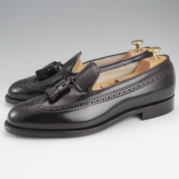 Alden BEAMS別注 ブラックタッセルローファー8D 3906 オールデン 8D【コードバン仕様☆タッセルローファー/3906/黒