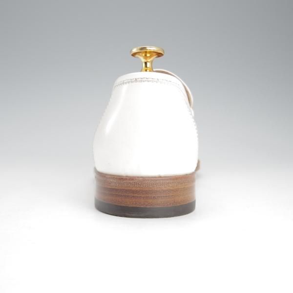 ほぼ試着程度★(伊)タニノクリスチー SIZE 5【定価15万円以上★ローファー/109675】スリッポン/ポリッシュレザー/白/TANINO CRISCI★i597