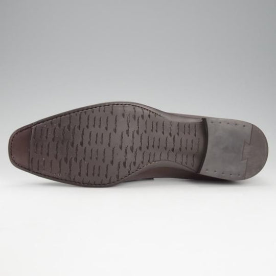 ほぼ試着程度★(伊)サントーニ SIZE 8【★コインローファー/8725】カーフ/濃茶/メンズ/Santoni★i601