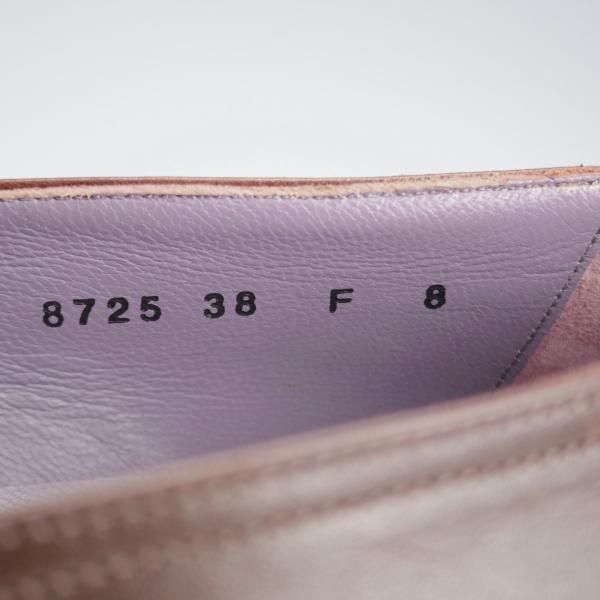 ほぼ試着程度★(伊)サントーニ SIZE 8【★コインローファー/8725】カーフ/濃茶/メンズ/Santoni★i601