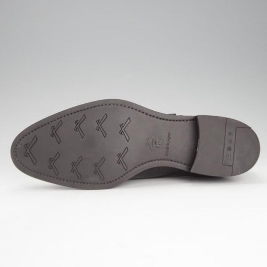 極美品★三陽山長 SIZE 8【定価￥80,300-★源四郎/ダブルモンク/R2010ラスト】カーフ/黒/メンズ/SanyoYamacho★i604