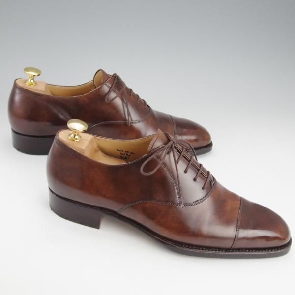 極美品★(東欧)VASS/ヴァーシュ SIZE 41【貴重★Uラスト/ロベルト・ウゴリーニ/Alt English】ミュージアムカーフ/茶/メンズ★i605