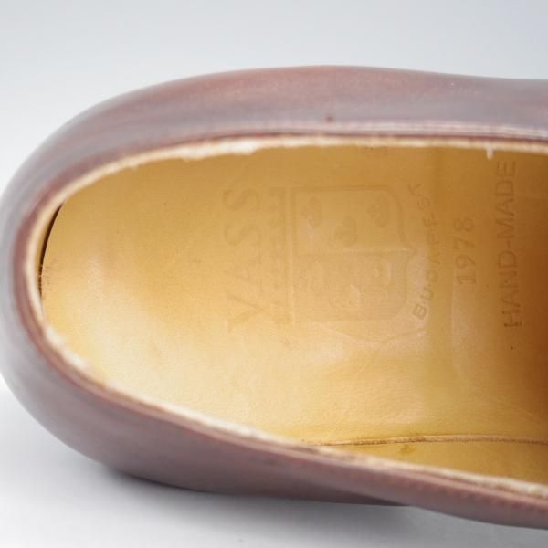 極美品★(東欧)VASS/ヴァーシュ SIZE 41【貴重★Uラスト/ロベルト・ウゴリーニ/Alt English】ミュージアムカーフ/茶/メンズ★i605