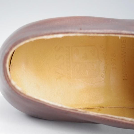 極美品★(東欧)VASS/ヴァーシュ SIZE 41【貴重★Uラスト/ロベルト・ウゴリーニ/Alt English】ミュージアムカーフ/茶/メンズ★i605