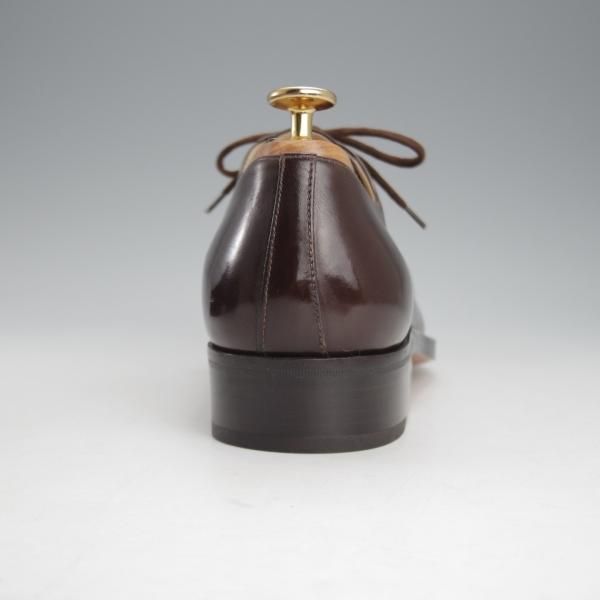 未使用★(伊)タニノクリスチー SIZE 7【貴重★グッドイヤーウェルテッド製法/セミブローグ】1211031/カーフ/濃茶/TANINO CRISCI★i607