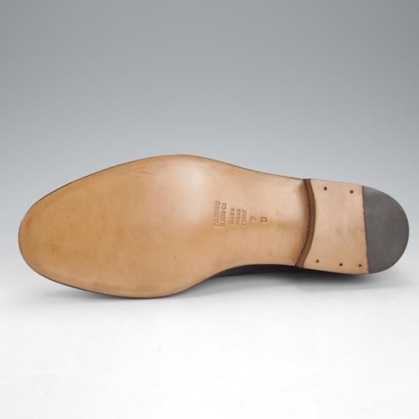 未使用★(伊)タニノクリスチー SIZE 7【貴重★グッドイヤーウェルテッド製法/セミブローグ】1211031/カーフ/濃茶/TANINO CRISCI★i607