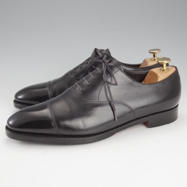 極美品★ジョンロブ 7E【定価￥195,800-★CITY 2/シティ/7000ラスト】ストレートチップ/カーフ/黒/メンズ/JOHN LOBB★i610