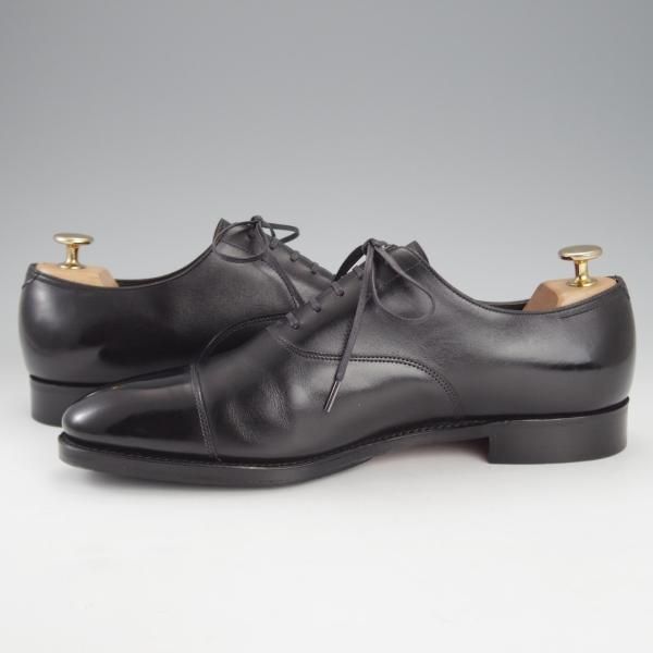 極美品★ジョンロブ 7E【定価￥195,800-★CITY 2/シティ/7000ラスト】ストレートチップ/カーフ/黒/メンズ/JOHN LOBB★i610