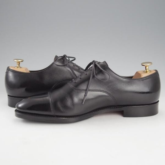 極美品★ジョンロブ 7E【定価￥195,800-★CITY 2/シティ/7000ラスト】ストレートチップ/カーフ/黒/メンズ/JOHN LOBB★i610