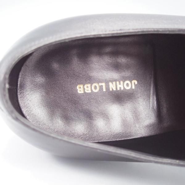 極美品★ジョンロブ 7E【定価￥195,800-★CITY 2/シティ/7000ラスト】ストレートチップ/カーフ/黒/メンズ/JOHN LOBB★i610