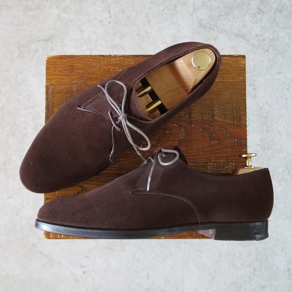 クロケット&ジョーンズ 8E【トゥモローランド別注/スエード/濃茶