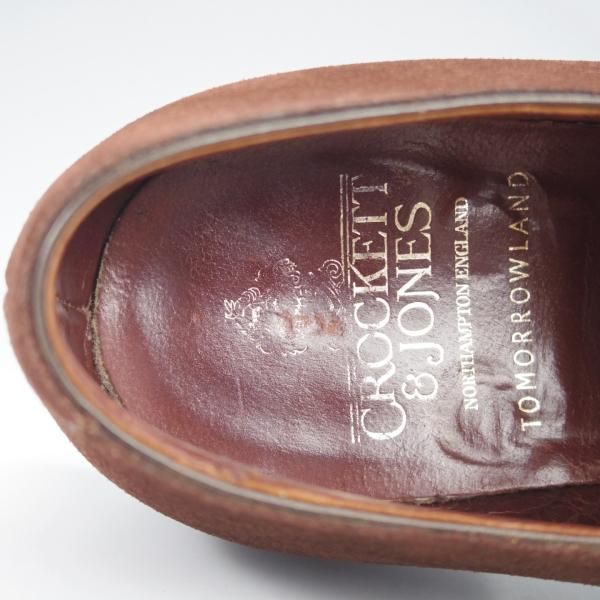 クロケット&ジョーンズ 8E【トゥモローランド別注/スエード/濃茶