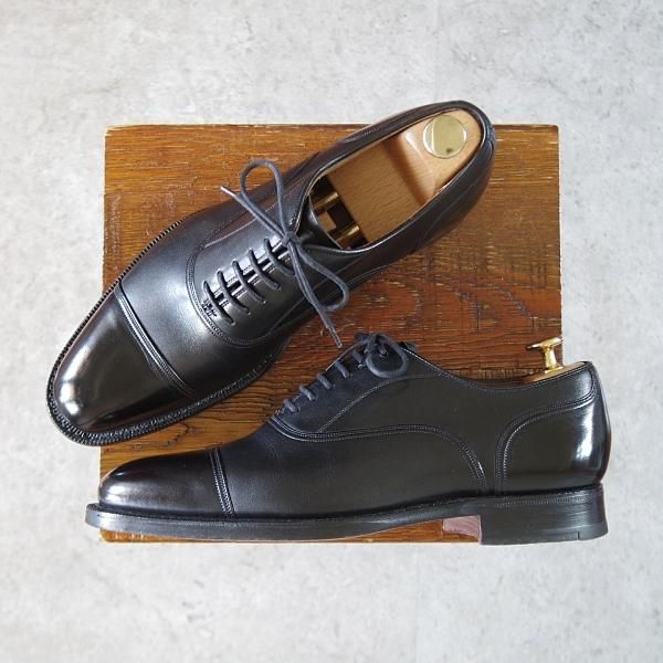 極上★チャーチ 60F/UK6【★GOODRICH/108ラスト】4都市ロゴ/ストレートチップ/カーフ/黒/メンズ/Church's★i616