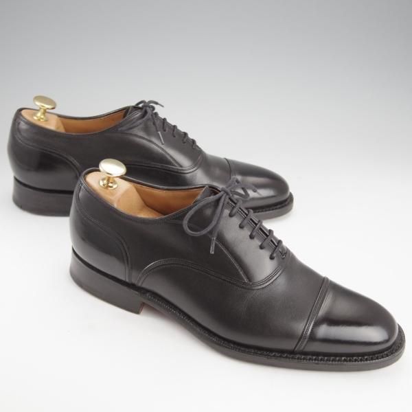 極上★チャーチ 60F/UK6【★GOODRICH/108ラスト】4都市ロゴ/ストレートチップ/カーフ/黒/メンズ/Church's★i616